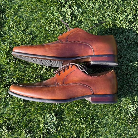 Brown Oxford Leather Dress Shoes Lace Up Size 10.5 US Men\'s main image 4